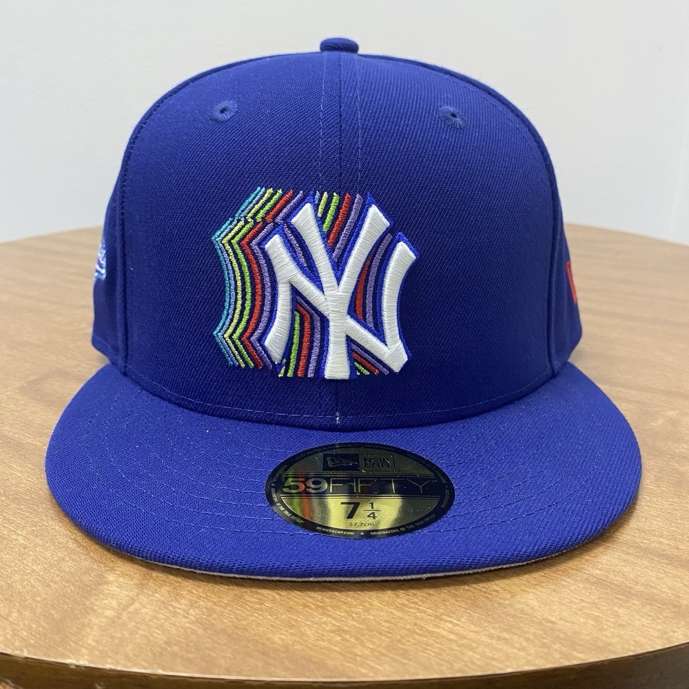 New Era New York Yankees Cobalt Blue 1996 World Series Patch 59Fifty 7 1/4 Hat